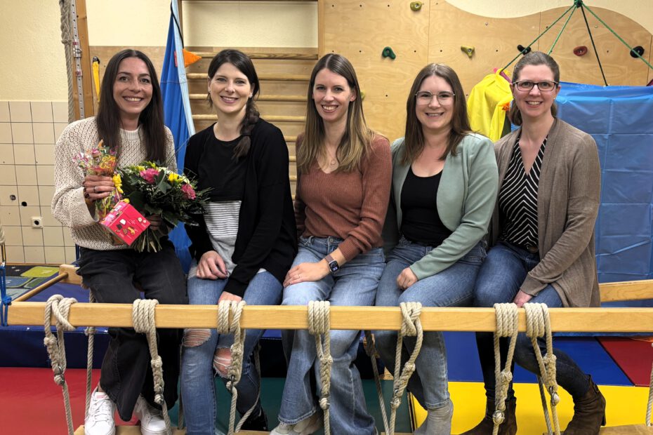 v.l. Maria Henkel, Julia Herbst, Anna-Lena Helmker, Franziska Dingenthal, Carolin Hahne